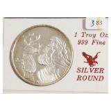 1 OZ .999 SILVER ROUND