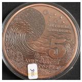 5 OZ .999 COPPER ROUND