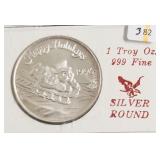 1 OZ .999 SILVER ROUND