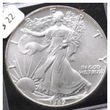 1989 SILVER EAGLE GEM