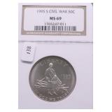 1995 S NGC MS69 CIVIL WAR HALF DOLLLAR