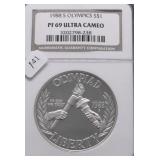 1888 S NGC PF69UC OLYMPIC SILVER DOLLAR