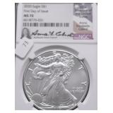 2020 NGC MS70 SILVER EAGLE