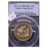 2009 S PCGS PF69DC NATIVE AMERICIAN DOLLAR
