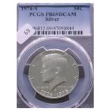 1976 S PCGS PF69DC SILVER BICENTENNIAL HALF DOLLAR