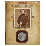 1890 MORGAN DOLLAR AU