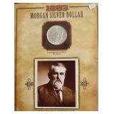 1885 MORGAN DOLLAR AU