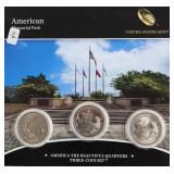 AMERICIAN MEMORIAL PARK QUARTER SET