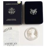 1996 PROOF SILVER EAGLE W BOX PAPERS