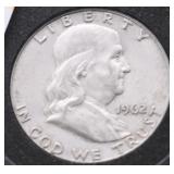 1962 D FRANKLIN HALF DOLLAR XF