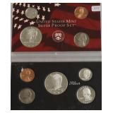 TWO SILVER PROOF SETS NO BOX