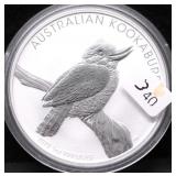 2010 AUSTRALIA KOOKABURRA PROOF 1 OZ ,9999 AG