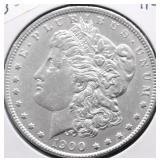 1900 MORGAN DOLLAR AU