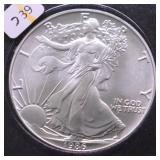 1986 SILVER EAGLE GEM