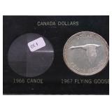 1967 CHOICE BU CANADA SILVER DOLLAR