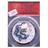 2024 PCGS MS70 AUSTRALIA YEAR OF THE DRAGON
