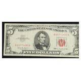 5 $ US LEGAL TENDER XF