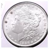 1886 CHOICE  BU MORGAN DOLLAR