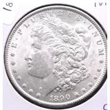 1890 CHOICE BU MORGAN DOLLAR