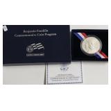 GEM BU FRANKLINN  SILVER DOLLAR W BOX PAPERS