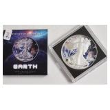 2025 EARTH SILVER EAGLE GEM