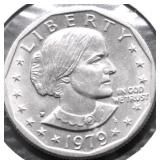 1979 P WIDE RIM SBA DOLLAR GEM BU