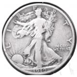 1919 WALKING HALF DOLLAR F