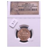 2009 NGC MS66 RED FORMATIVE YAERS LINCOLN CENT
