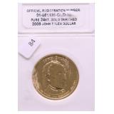 GOLD PLATTED PRESIDENT DOLLAR