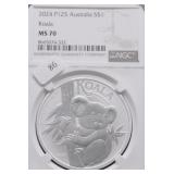 2024 NGC MS70 AUSTRALIA KOALA