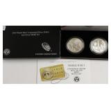 2018 WW1 SILVER DOLLAR & ARMY MEDAL W BOX PAPERS
