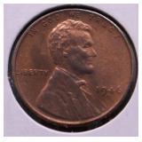 1946 S GEM RED LINCOLN CENT