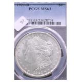 1921 D PCGS MS63 MORGAN DOLLAR