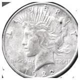 1922 D PEACE DOLLAR VF