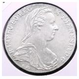 1780 AUSTRIA RESTRIKE THALER  GEM BU