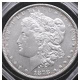 1878 S GEM BU MORGAN DOLLAR