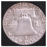 1949 GEM BU FBL FRANKLIN HALF DOLLAR