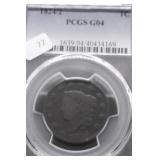 1824/2 PCGS G4 LARGE CENT