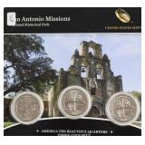 SAN ANTONIO MISSIONS QUARTER SET
