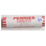 2025 D BANK PENNY ROLL   LAST YEAR MINTED   RARE