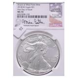 2018 W NGC MS70 SILVER EAGLE