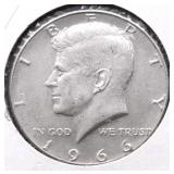 1966 CHOICE BU KENNEDY HALF DOLLAR