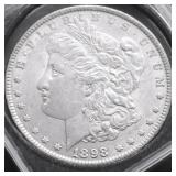 1898 MORGAN DOLLAR AU