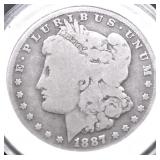 1887 O MORGAN DOLLAR G