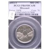 2003 S PCGS PF69DC MISSOURI QUARTER