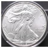 2018 SILVER EAGLE GEM