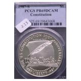 1987 S PCGS PD69UC CONSTITUTION