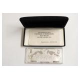 6 OZ .999 SILVER BAR W BOX PAPERS
