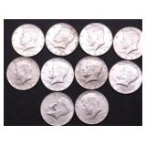 10 40 5 SILVER HALF DOLLARS