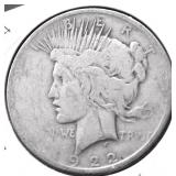 1922 D PEACE DOLLAR G